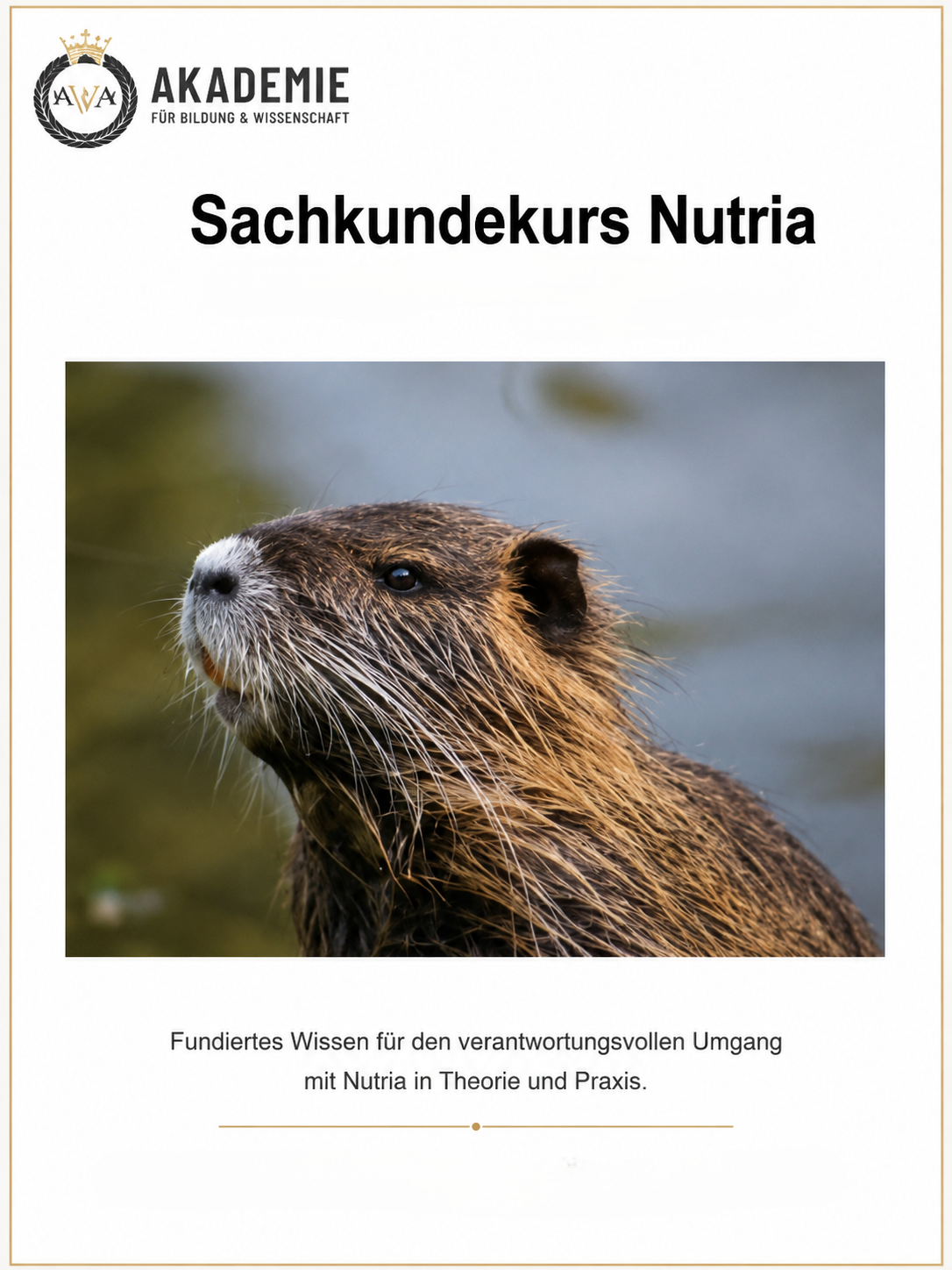 Nutria Seminar